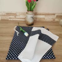 Kenyeres zsák és konyhai törlő szett