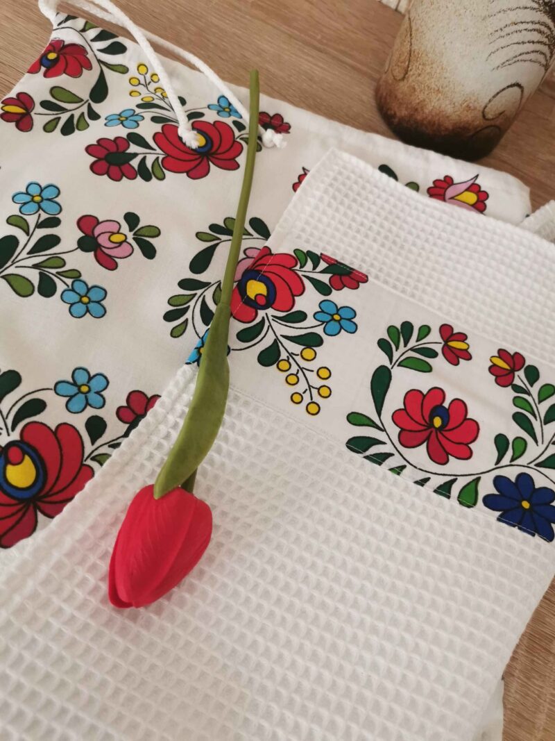 Kenyeres zsák és konyhai törlő szett