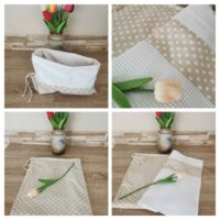 Kenyeres zsák és konyhai törlő szett