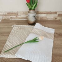 Kenyeres zsák és konyhai törlő szett