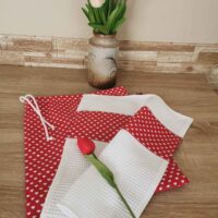 Kenyeres zsák és konyhai törlő szett