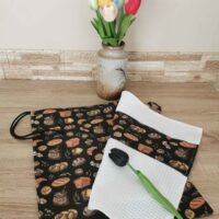 Kenyeres zsák és konyhai törlő szett