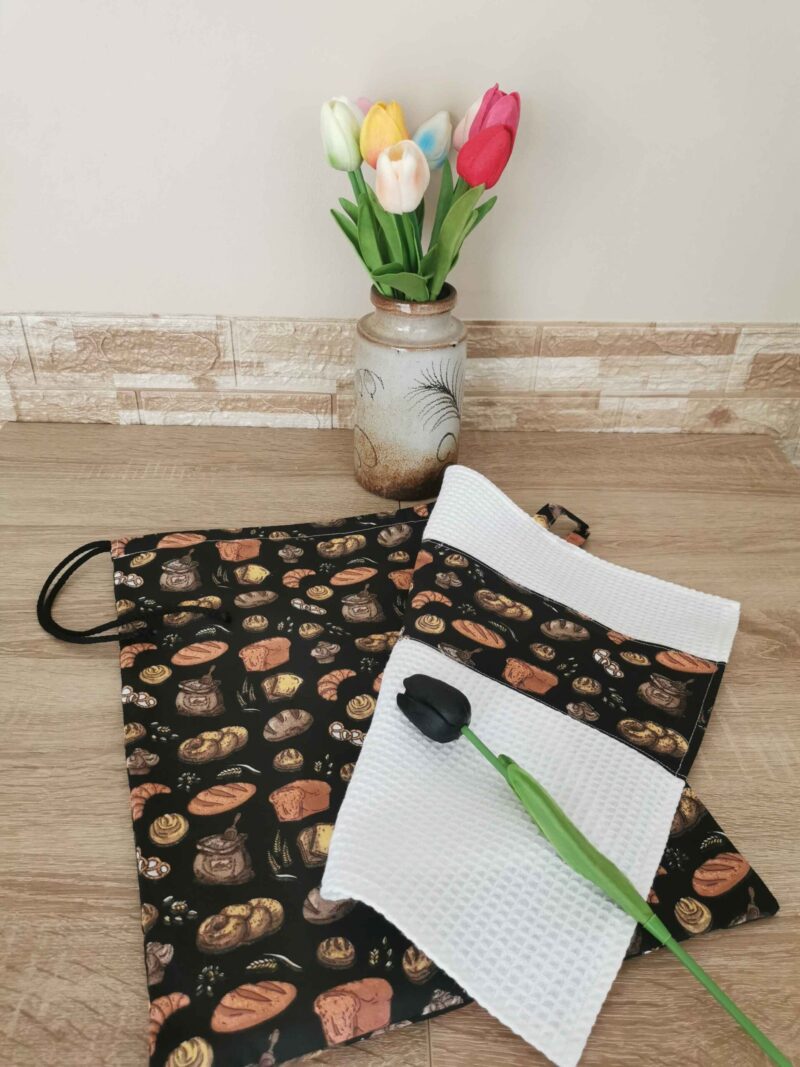 Kenyeres zsák és konyhai törlő szett