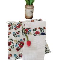 Kenyeres zsák és konyhai törlő szett